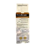 ACCUSCOPE 1/4 MOA and 1/2 MOA Scope Sighting Tool (Chart) (14MOA)