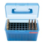 Коробка для оружейных патронов MTM Case-Gard H-50, Clear Blue (H-50-RM-24)