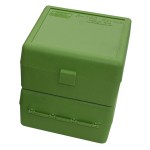 Коробка для оружейных патронов MTM Case-Gard R-100, Green (RS-100-10)
