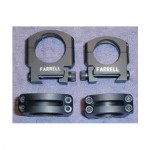 Кольца KEN FARRELL 1 дюйм High Scope Rings in Aluminum Black Matte (0010IN-H-ALB)