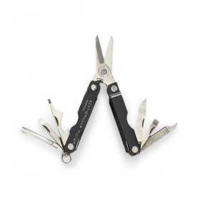 Мультиинструмент LEATHERMAN Micra Al 10-in-1 Keychain-Size Tool, Black (LET-64320101K)