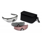 Защитные очки SMITH-ELITE Aegis Compact Eyeshield, Black Frame, Clear Inst, Gray/Ignitor Spare Lens (AEGC01BK-3RI)