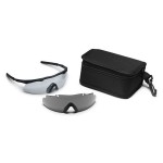 Защитные очки SMITH-ELITE Aegis Compact Eyeshield, Black Frame, Clear Inst, Gray Spare Lens, Retail (AEGC01BK-2R)